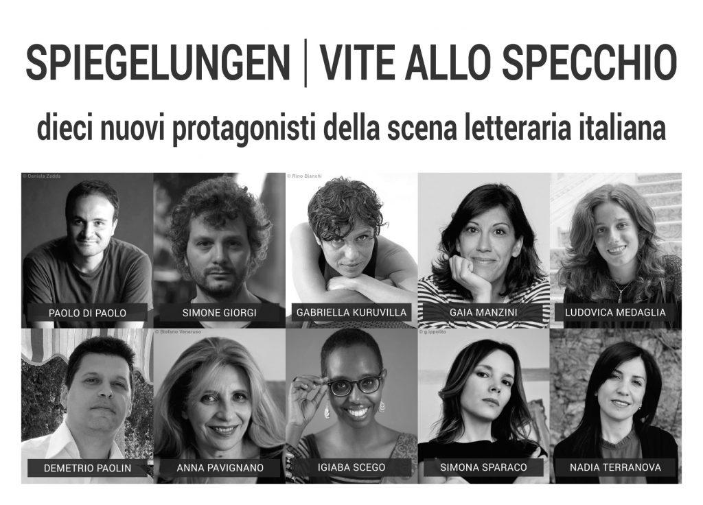 Presentazione serata Spiegelungen Vite allo specchio dieci nuovi protagonisti della scena letteraria italiana 25 ottobre 2018