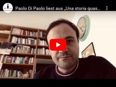 Live-Event: Paolo Di Paolo liest aus “Fast nur eine Liebesgeschichte”
