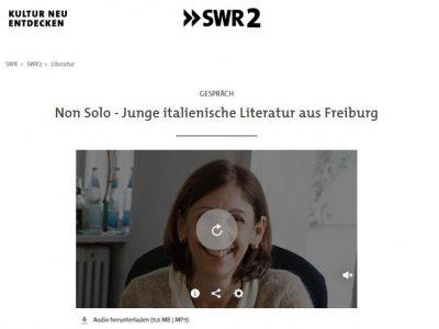 Katharina Borchardts Interview mit Alessandra Ballesi-Hansen, „SWR2 Lesenswert Magazin“