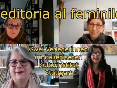 Video: Zwei Verlegerinnen im Italienischen Kulturinstitut Stuttgart