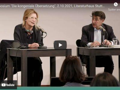 Symposium „Die kongeniale Übersetzung“ – 02. Oktober 2021 – Nr. 1