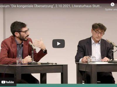 Symposium „Die kongeniale Übersetzung“ – 02. Oktober 2021 – Nr. 2
